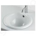 Duravit Architec Umvadlo, priemer 34 cm, s prepadom, bez otvoru na batriu, WonderGliss, biela