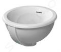 Duravit Architec Umvadlo, priemer 335 mm, s prepadom, bez otvoru na batriu, biela