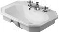 Duravit 1930 Umvadlo nbytkov, 580x470 mm, s prepadom, 1 otvor na batriu, WonderGliss, biela