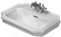 Duravit 1930 Umvadlo 50x37 cm, s prepadom, s otvorom na batriu, WonderGliss, biela
