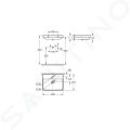 Grohe Euro Ceramic Umvadlo 60x47 cm, bez prepadu, otvor na batriu, alpsk biela