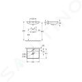 Grohe Euro Ceramic Umvadlo 55x44 cm, s prepadom, otvor na batriu, alpsk biela
