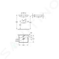 Grohe Euro Ceramic Umvadlo 55x44 cm, bez prepadu, otvor na batriu, alpsk biela