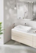 Grohe Euro Ceramic Umvadlo na dosku 60x40 cm, s prepadom, bez otvoru na batriu, alpsk biela