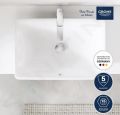 Grohe Euro Ceramic Umvadlo na dosku 60x40 cm, s prepadom, bez otvoru na batriu, alpsk biela