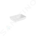 Grohe Euro Ceramic Umvadlo na dosku 60x40 cm, s prepadom, bez otvoru na batriu, alpsk biela