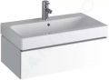 Geberit iCon Umvadlo, 75x49 cm, s prepadom, otvor na batriu, biela