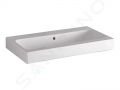 Geberit iCon Umvadlo 75x49 cm, bez otvoru na batriu, s prepadom, s KeraTect, biela