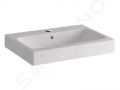 Geberit iCon Umvadlo 60x49 cm, otvor na batriu, s prepadom, biela