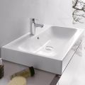Geberit iCon Umvadlo 60x49 cm, otvor na batriu, s prepadom, s KeraTect, biela