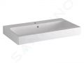 Geberit iCon Umvadlo 750x485 mm, otvor na batriu, s prepadom, s KeraTect, biela