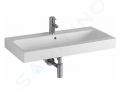 Geberit iCon Umvadlo 900x485 mm, otvor na batriu, s prepadom, biela