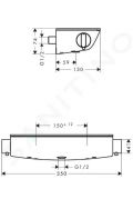 Hansgrohe Ecostat Select Termostatick sprchov batria, chrm