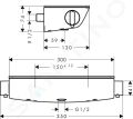 Hansgrohe Ecostat Select Termostatick sprchov batria, chrm