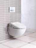 Geberit AquaClean Elektronick bidet s keramikou, Rimfree, SoftClosing, alpsk biela