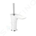 Hansgrohe PuraVida Umvadlov batria s vpustom Push-Open, biela/chrm