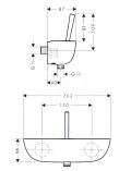 Hansgrohe PuraVida Pkov sprchov batria, chrm