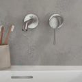 Grohe Essence Umvadlov batria M pod omietku, dvojotvorov intalcia, supersteel