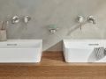 Grohe Essence Umvadlov batria M pod omietku, dvojotvorov intalcia, supersteel
