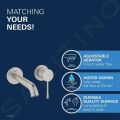 Grohe Essence Umvadlov batria M pod omietku, dvojotvorov intalcia, supersteel