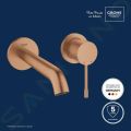 Grohe Essence Umvadlov batria pod omietku, 2-otvorov intalcia, kefovan Warm Sunset