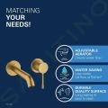Grohe Essence Umvadlov batria pod omietku, 2-otvorov intalcia, kefovan Cool Sunrise