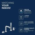 Grohe Essence Bat�ria na okraj vane, 4-otvorov� in�tal�cia, chr�m