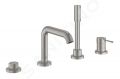 Grohe Essence Batria na okraj vane, 4-otvorov intalcia, supersteel