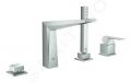 Grohe Allure Brilliant Vaov batria na okraj vane, 4-otvorov intalcia, supersteel