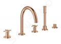 Grohe Atrio Vaov batria, 5-otvorov intalcia, Warm Sunset