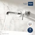 Grohe Essence Umvadlov batria L pod omietku, 2-otvorov intalcia, chrm