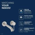 Grohe Essence Um�vadlov� bat�ria L pod omietku, 2-otvorov� in�tal�cia, supersteel