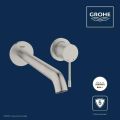Grohe Essence Um�vadlov� bat�ria L pod omietku, 2-otvorov� in�tal�cia, supersteel