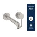 Grohe Essence Um�vadlov� bat�ria L pod omietku, 2-otvorov� in�tal�cia, supersteel