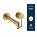 Grohe Essence Um�vadlov� bat�ria L pod omietku, dvojotvorov� in�tal�cia, kefovan� Cool Sunrise