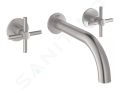 Grohe Atrio Umvadlov podomietkov batria, 3-otvorov intalcia, supersteel