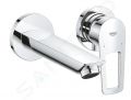 Grohe BauLoop Umvadlov batria pod omietku s telesom, 2-otvorov intalcia, chrm