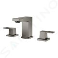 Grohe Eurocube Umvadlov batria s vpusou, 3-otvorov intalcia, kefovan Hard Graphite