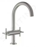 Grohe Atrio Umvadlov batria s vpustom a otonm vtokom, vekos L, supersteel