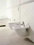 Duravit Starck 3 Zvesn bidet s prepadom, biela