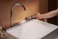 Hansgrohe Avalegra Um�vadlo 58x48 cm, s termostatickou bat�riou a sp��kou, 2 pr�dy, bez prepadu, chr�m