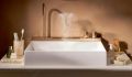 Hansgrohe Avalegra Umvadlo 58x48 cm, s termostatickou batriou a spkou, 2 prdy, bez prepadu, kefovan bronz