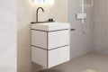 Hansgrohe Avalegra Um�vadlo 58x48 cm, s termostatickou bat�riou a sp��kou, 2 pr�dy, bez prepadu, kefovan� �ierny chr�m