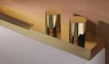 Hansgrohe Avalegra Umvadlo 58x48 cm, s termostatickou batriou a spkou, 2 prdy, bez prepadu, leten vzhad zlata