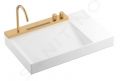 Hansgrohe Avalegra Umvadlo 78x48 cm, s termostatickou batriou a spkou, 2 prdy, bez prepadu, kefovan bronz