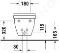 Duravit Starck 3 Zvesn bidet s prepadom, biela