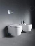 Duravit ME by Starck Zvesn bidet s prepadom,  s WonderGliss, biela