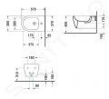 Duravit ME by Starck Zvesn bidet s prepadom,  s WonderGliss, biela