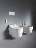 Duravit ME by Starck Zvesn bidet s prepadom, biela