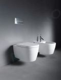 Duravit ME by Starck Zvesn bidet s prepadom, s WonderGliss, matn biela